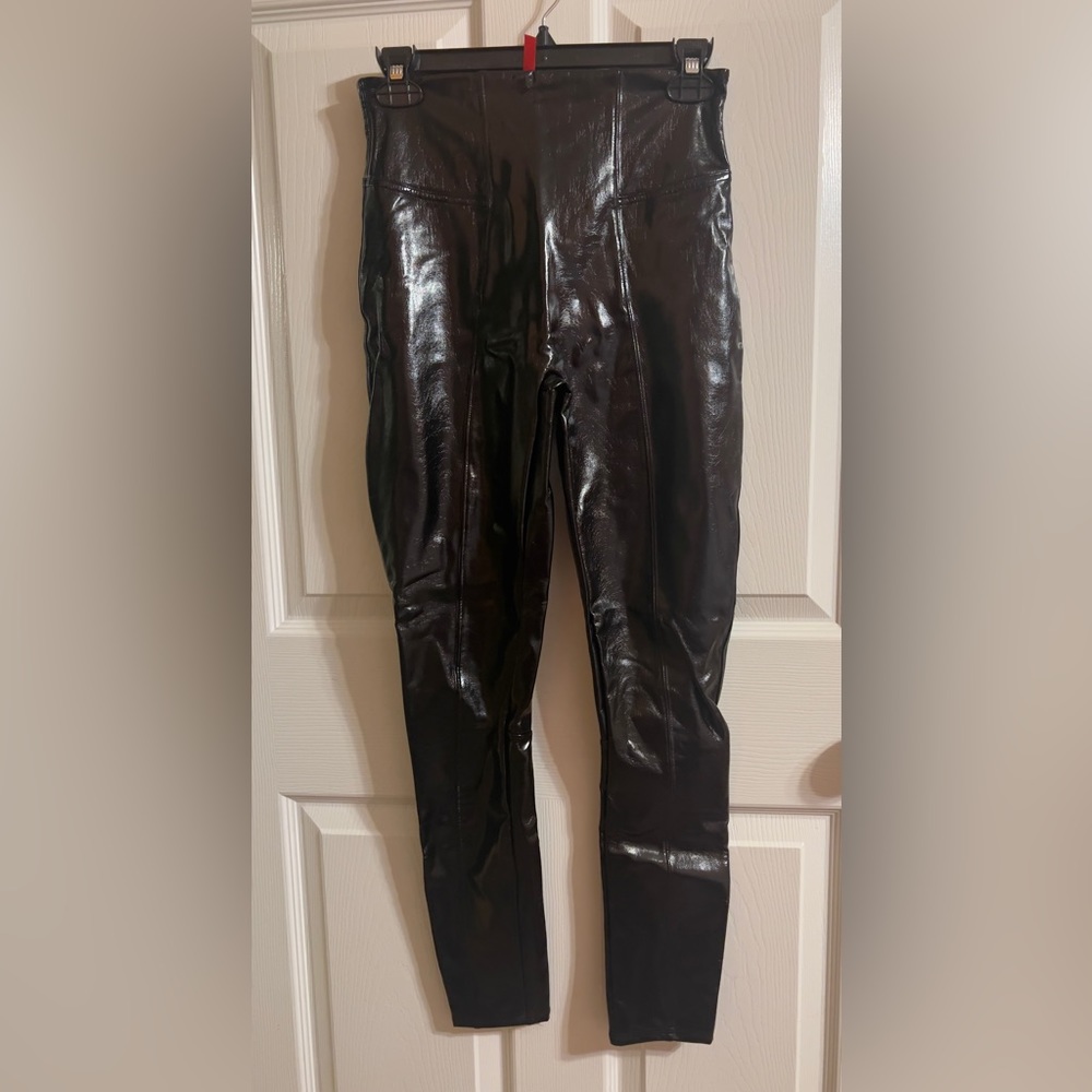 Spanx Faux Patent Leather Leggings
